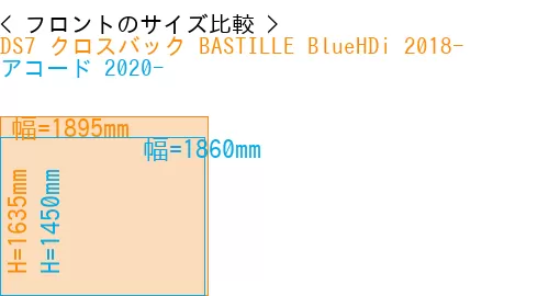#DS7 クロスバック BASTILLE BlueHDi 2018- + アコード 2020-